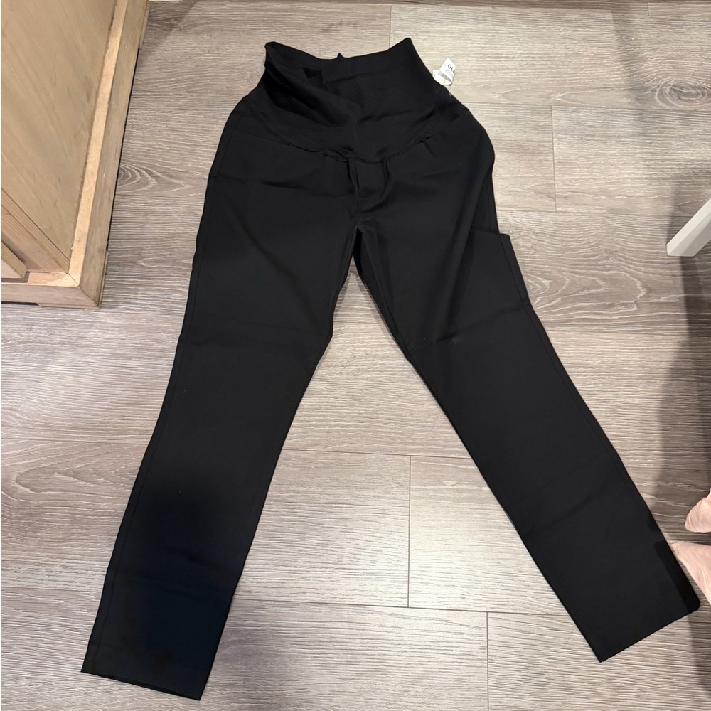 Black maternity pants